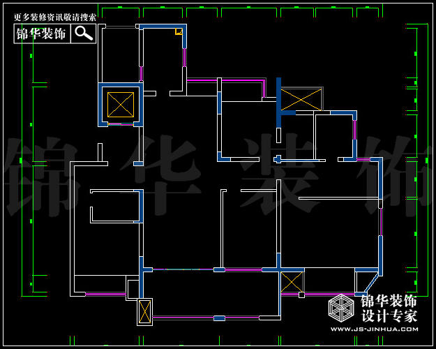保利香檳國(guó)際A2戶型200平米 戶型