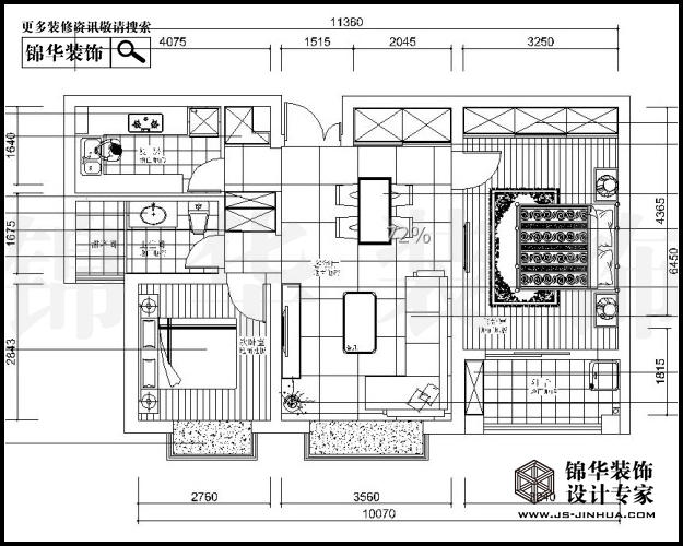 五礦御江金城B2/C2戶型90平米  戶型